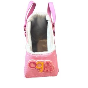 Our Generation Pink Doll Pet Carrier Bag 18” Doll Accessory Polka Dot
